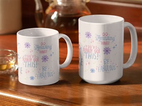 Positive Vibes Mug Inspirational Quotes Coffee Cup Motivational Gift ...