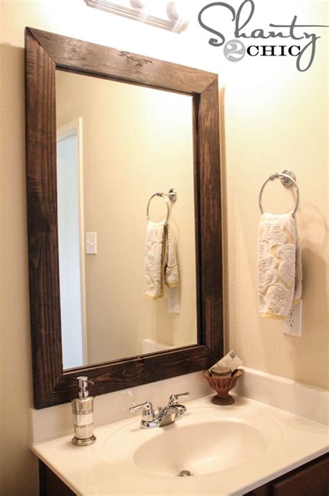 Bathroom Mirror Frame Ideas - Bathroom