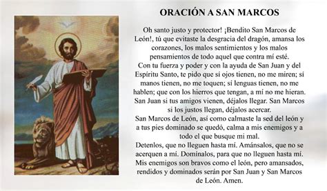 Oracion A San Marcos De Leon - change comin