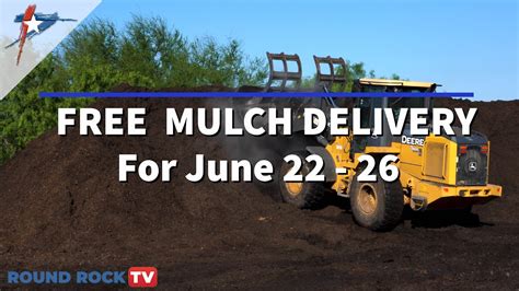 Free Mulch Delivery June 22 - 26 - YouTube