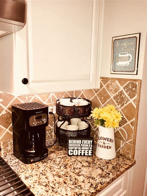 Cozy Coffee Corner for Home Organization