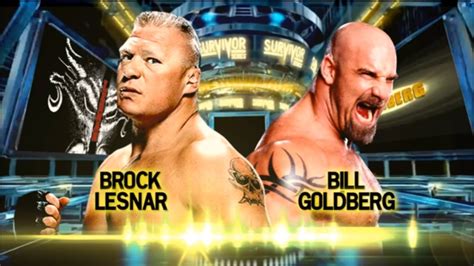 Brock Lesnar vs Goldberg - WWE Survivor Series |PRO|HD - YouTube