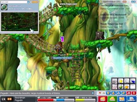 MapleStory - Global - Map - Ellinia (Pre-Big Bang) - YouTube