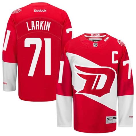 Dylan Larkin Reebok Detroit Red Wings Authentic Red 2016 Stadium Series ...