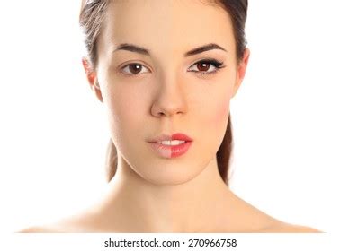 Womans Face Before After Makeup Stock Photo 270966758 | Shutterstock