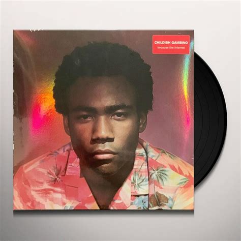 Childish Gambino BECAUSE THE INTERNET Vinyl Record - Black Vinyl, 180 ...