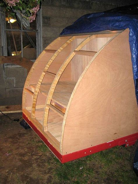 Our Home Built Teardrop Trailer-Galley lid frame | Building a teardrop ...