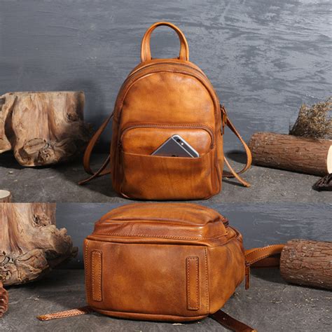 Small Leather Backpack Handbags | semashow.com