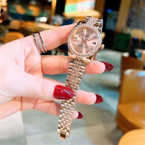 Women's Rolex Watch Rose Gold Dial Color (CS371) KDB Deals, 51% OFF