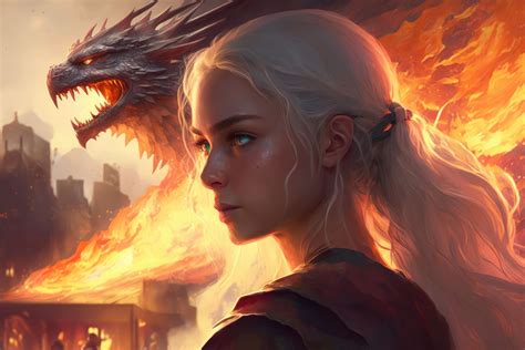 Daenerys Targaryen (AI art) by 3D1viner on DeviantArt