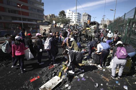 Ecuador starts cleanup after deal to end indigenous protests | The Spokesman-Review