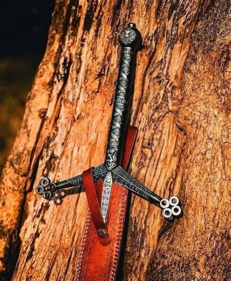 Handmade Scottish Claymore Sword J2 Steel Highland Claymore Medieval Sword | eBay