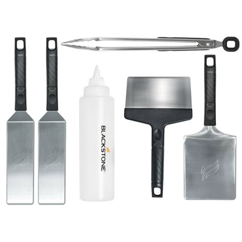 Blackstone Deluxe Stainless Steel 6-Piece Spatula Griddle Set - Walmart.com - Walmart.com