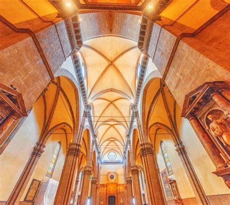 Florence Cathedral Basilica Di Santa Maria Del Fiore Inside Sanctuary Altar Stock Photo - Image ...