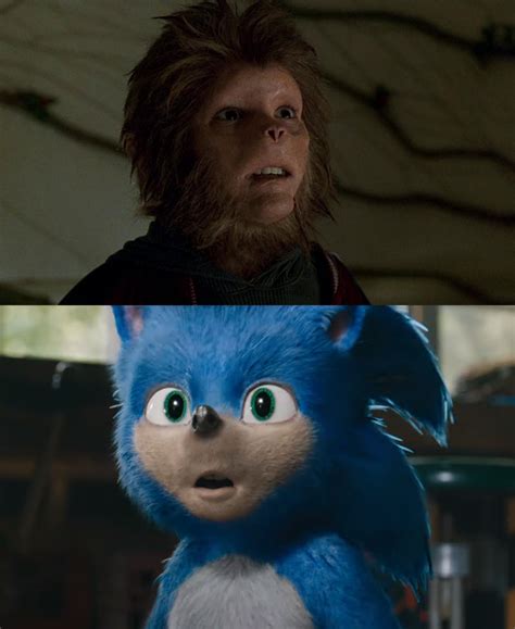 Sonic's design inspired by Peter's monkey transformation in Jumanji ...