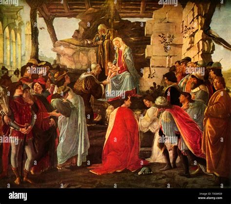 Botticelli adoration of the magi hi-res stock photography and images - Alamy