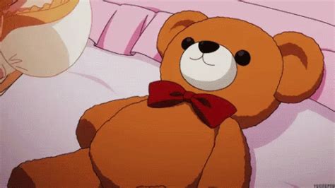 Anime Bear GIF - Anime Bear Procrastinate - Discover & Share GIFs