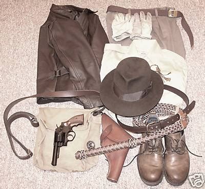 Indiana Jones Costume prop fedora leather jacket whip | #46727438