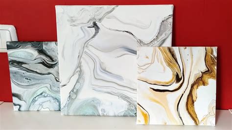 Acrylic pouring: Marble look. Tips & Findings for a giant table top sample piece. Fluid Art ...