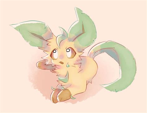 (OC) leafeon fanart ! : r/Eevee