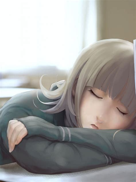 Sleepy Anime Girl Sleeping