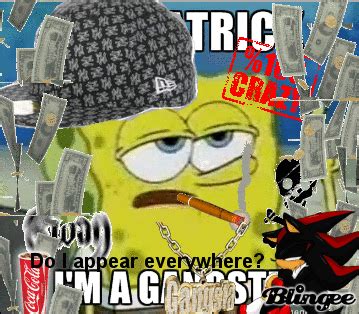 Gangster SpongeBob Picture #132606812 | Blingee.com