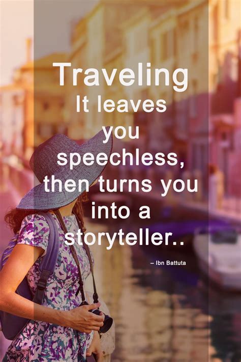 #Traveling- it leaves you speechless, then turns you into a storyteller ...