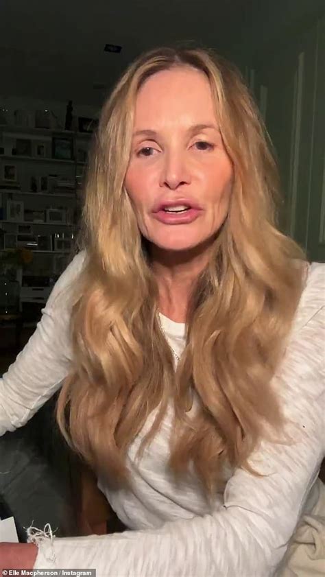 Make-up free Elle Macpherson looks fresh faced on live stream - Magazine Bulletin