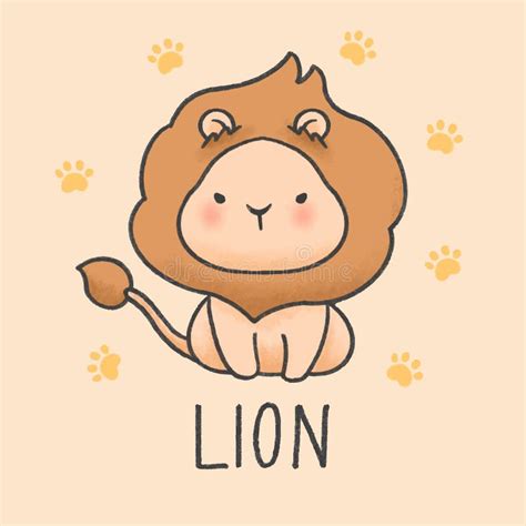 Cute Lion Drawing