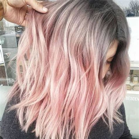 Grunge Style Gray to Pink Hair Dye | Pink ombre hair, Pastel pink hair ombre, Rose hair color