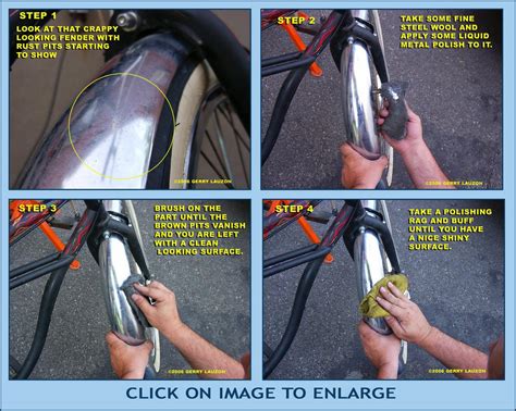 How to Remove Rust on Chrome Bicycle Components?