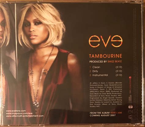 Eve – Tambourine (2007, CD) - Discogs