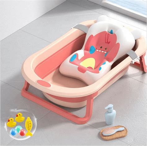 Collapsible Baby Bath Tub, Baby Bathtub for Infants to Toddler ...