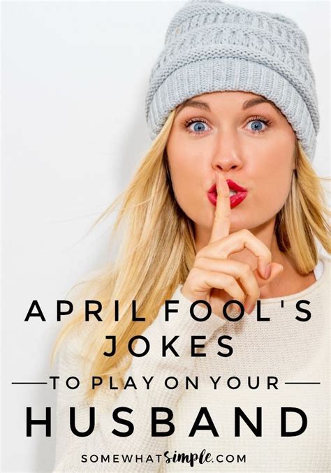 BEST April Fool's Pranks for Your Spouse | April fools joke, Good april ...