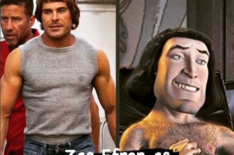 Zac Efron trolled with 'Shrek' character Lord Farquaad meme after new look - Social News XYZ