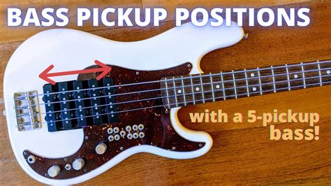 Bass Pickup Positions, and Combinations - Bass With 5 Pickups - YouTube