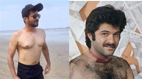 Anil Kapoor shirtless without chest hair Anil Kapoor workout in minus 110 degrees - Hindi Filmibeat