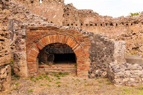 Ancient Hearth in Pompeii stock image. Image of culture - 117913083