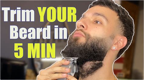 How to PROPERLY Trim YOUR beard...Like a Barber -jjaybeardedbarber - YouTube