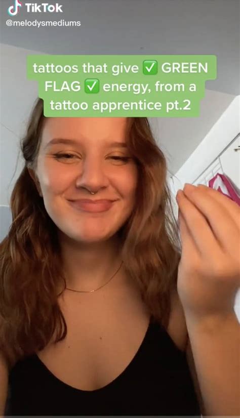 This Tattoo Apprentice Is Revealing "Green Flag" Tattoos