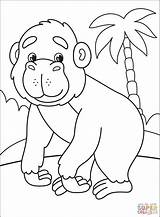 Gorilla coloring page  Free Printable Coloring Pages sketch template