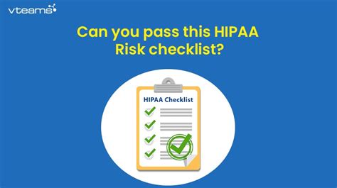 Pass this HIPAA Risk Assessment Checklist