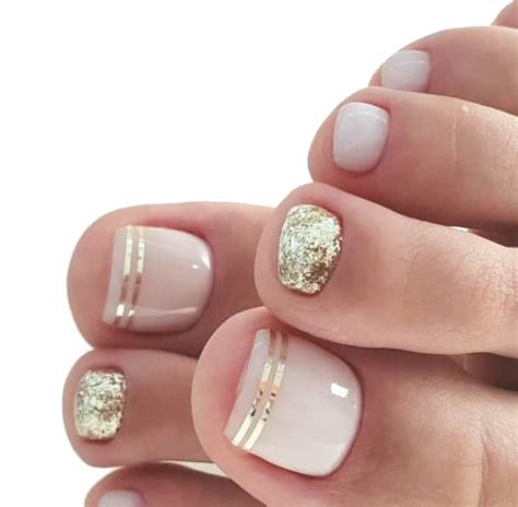 The Best Gold Toe Nail Designs Ideas - clowncoloringpages