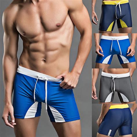 Summer Swimming Trunks Mens Swimwear Beachwear Jammer Beach Board ...