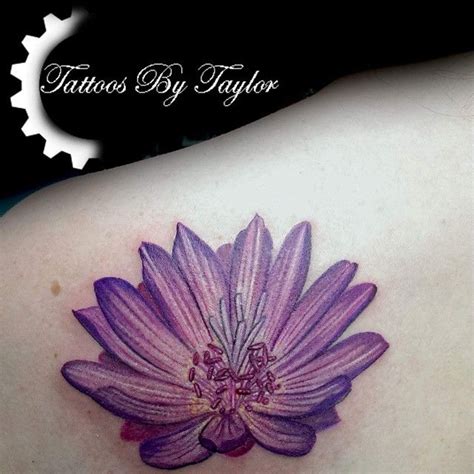 Bitterroot flower tattoo on this shoulder blade. #tattoos #tattooed #tattoo # ...