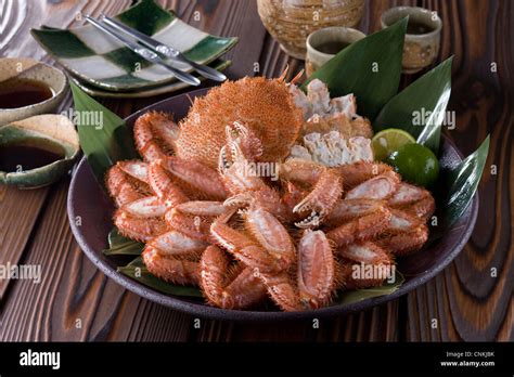 Boiled Horsehair Crab Stock Photo - Alamy