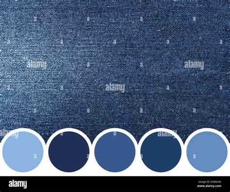 Color palette blue denim jeans hi-res stock photography and images - Alamy