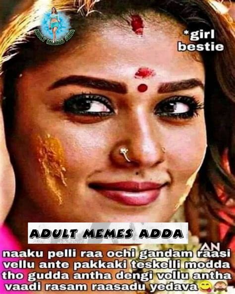 Adult Memes Adda on Instagram: “#bestie ante aa matram untadi.. # ...