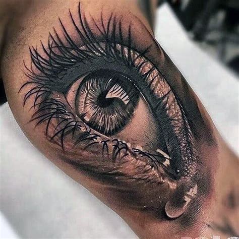 50 Amazing Realistic Eye Tattoo Designs for Men | Augen tattoo, Augen ...