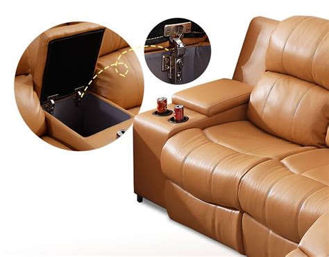 Sectional With Recliner And Cup Holder | manoirdalmore.com